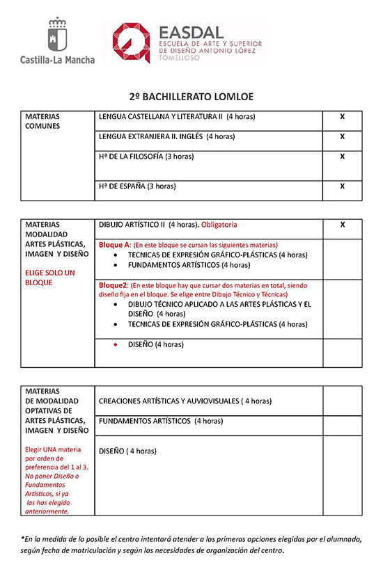 2 BACHILLERATO LOMLOE