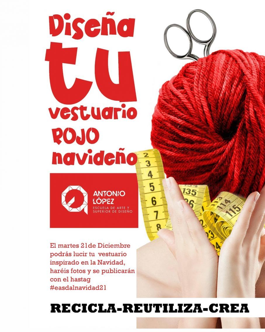 RECICLA, REUTILIZA, CREA, DISE&Ntilde;A TU VESTUARIO NAVIDE&Ntilde;O