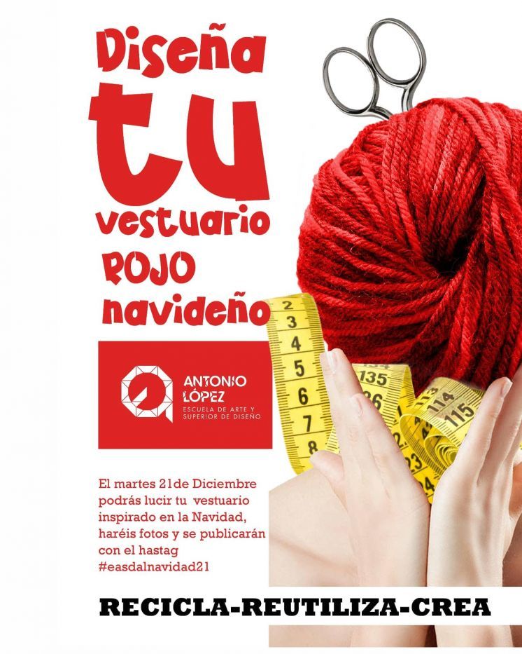 RECICLA, REUTILIZA, CREA, DISE&Ntilde;A TU VESTUARIO NAVIDE&Ntilde;O