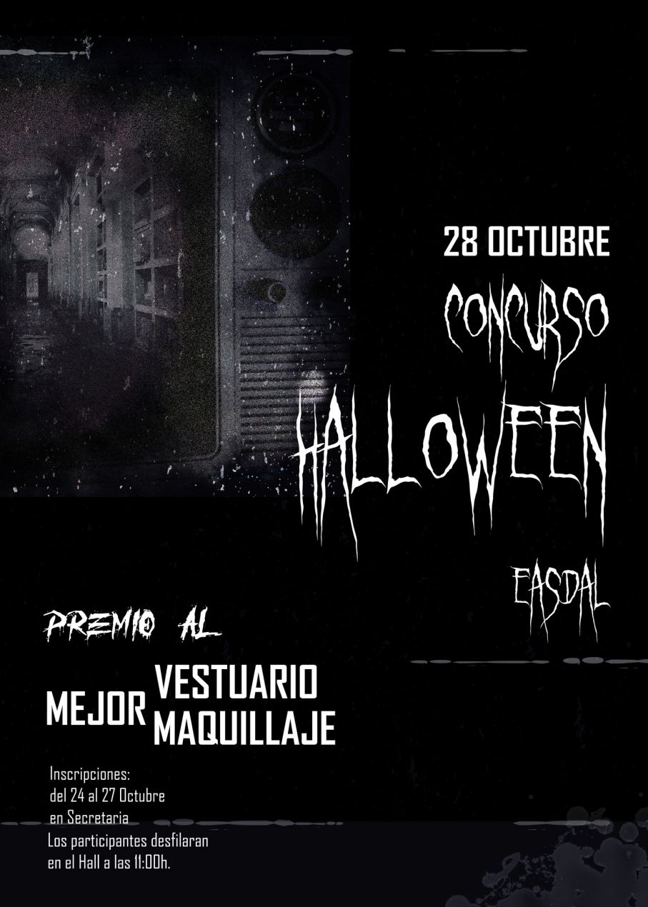 CONCURSO DE HALLOWEEN EN LA EASDAL