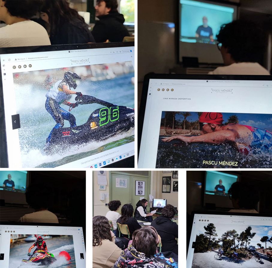 Charla del fot&oacute;grafo DEPORTIVO Pascu Mendez