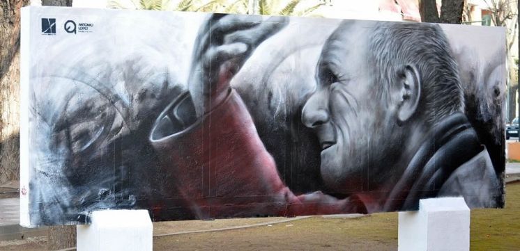 Mural Homenaje a Antonio L&oacute;pez