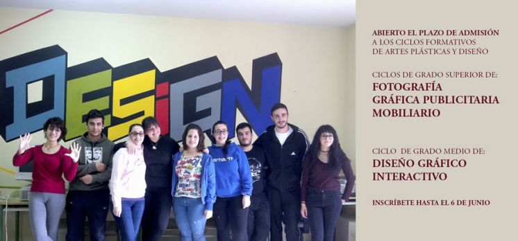 Abierto el plazo de admisi&oacute;n a los Ciclos Formativos de Grado Superior de Artes Pl&aacute;sticas y Dise&ntilde;o
