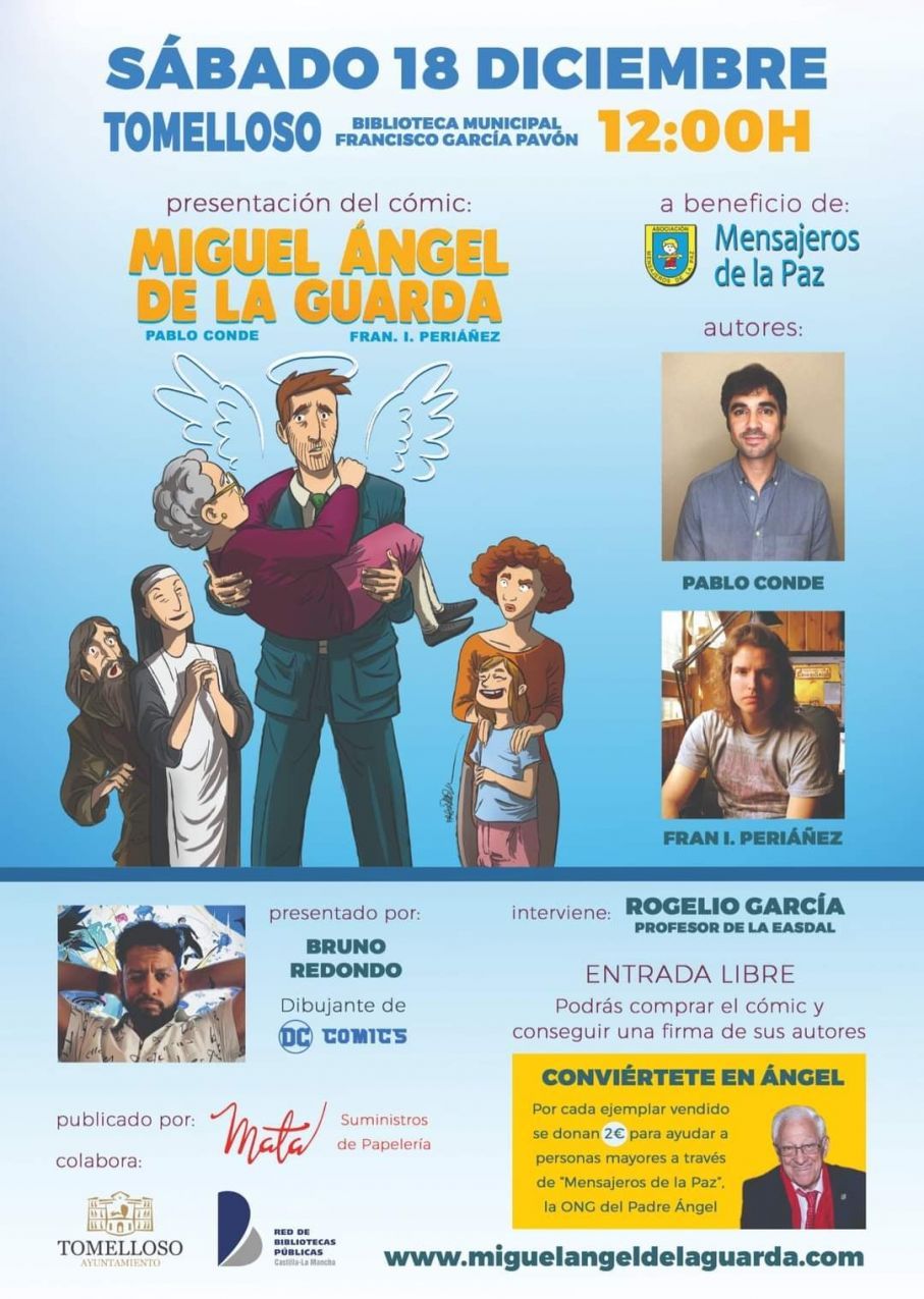 PRESENTACI&Oacute;N DEL C&Oacute;MIC: MIGUEL ANGEL DE LA GUARDA