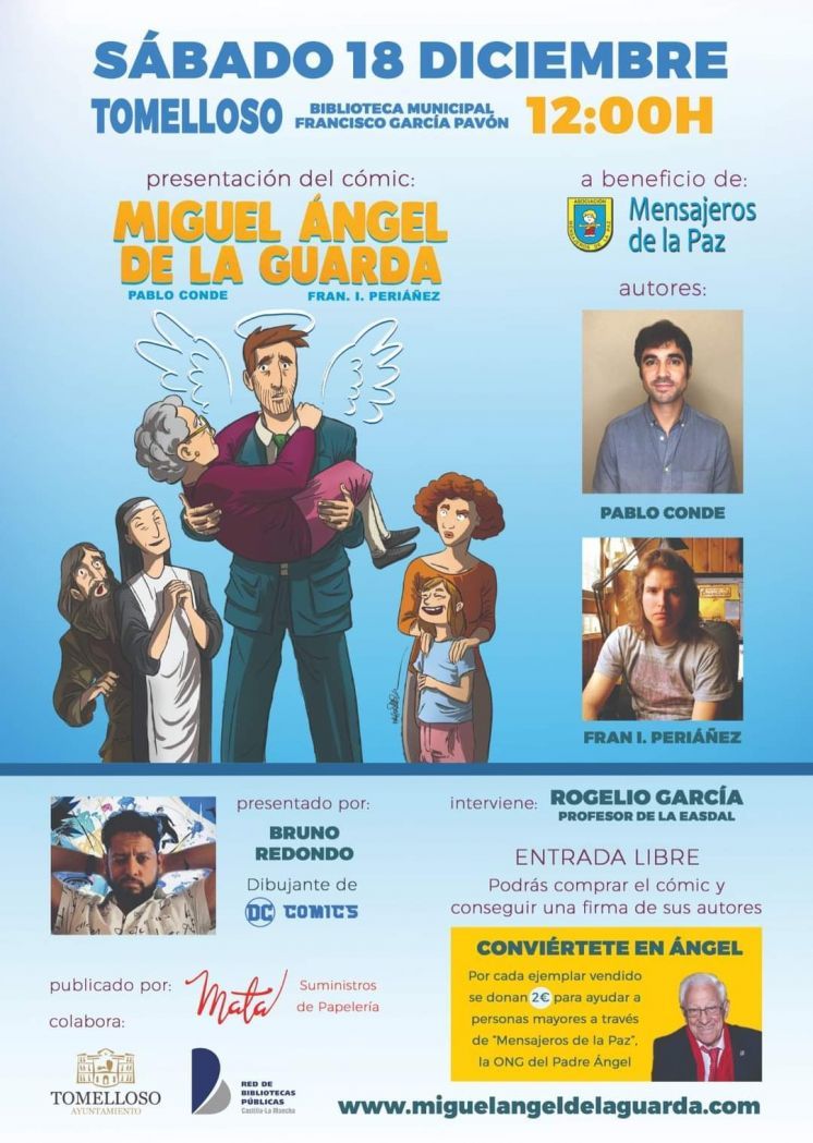 PRESENTACI&Oacute;N DEL C&Oacute;MIC: MIGUEL ANGEL DE LA GUARDA