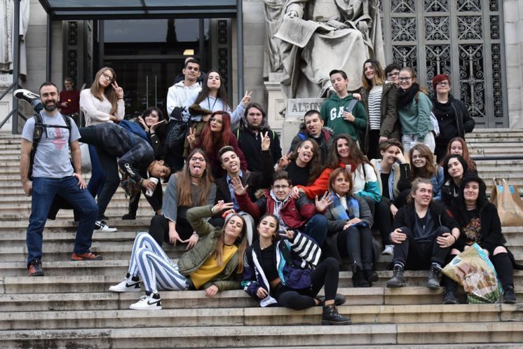 ALUMN@S DE 1&ordm; DE BACHILLERATO VISITARON LA BIBLIOTECA NACIONAL Y EXPOSICIONES EN MADRID