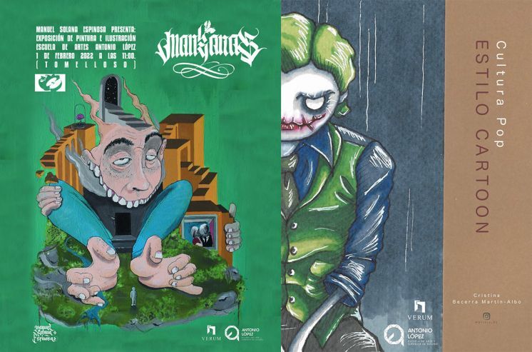 Inauguraci&oacute;n de las exposiciones tituladas "Manzanas" y "Cultura Pop. Estilo Cartoon"