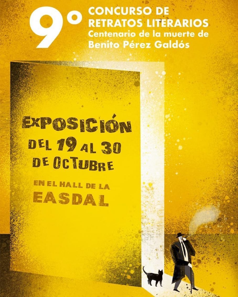 Inauguraci&oacute;n de la exposici&oacute;n del 9&deg;concurso de retratos literarios.