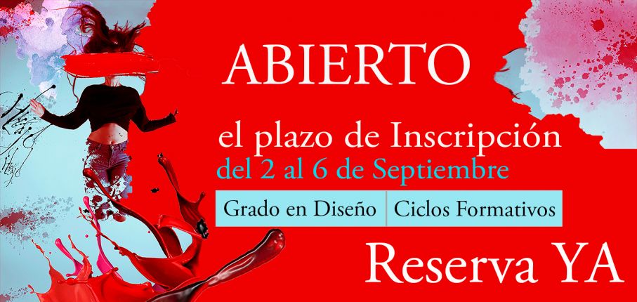 Abierto el plazo de inscripci&oacute;n del 2 al 6 de septiembre