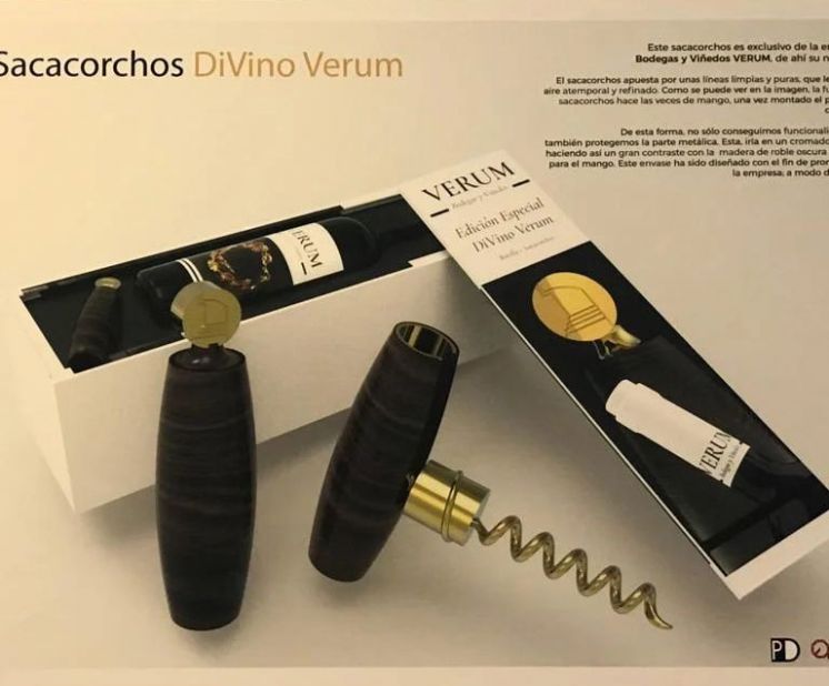Sacacorchos innovador Divino Verum
