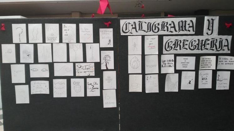 EXPOSICI&Oacute;N DE CALIGRAMAS Y GREGUER&Iacute;AS