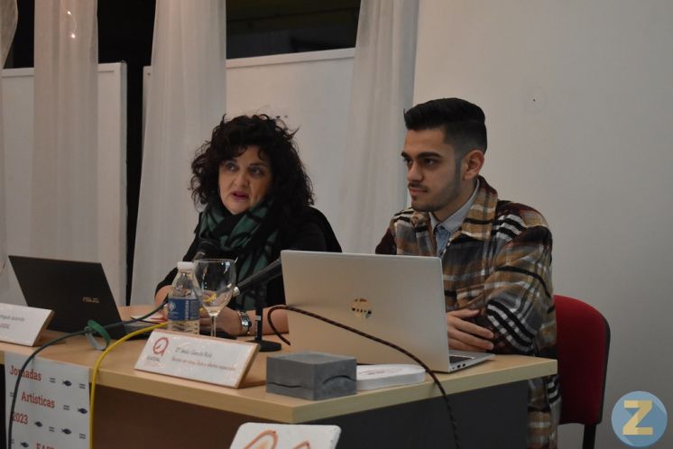 Jes&uacute;s Garc&iacute;a Ru&iacute;z, caracterizador de cine, inaugura las Jornadas Art&iacute;sticas 2023 de la EASDAL!