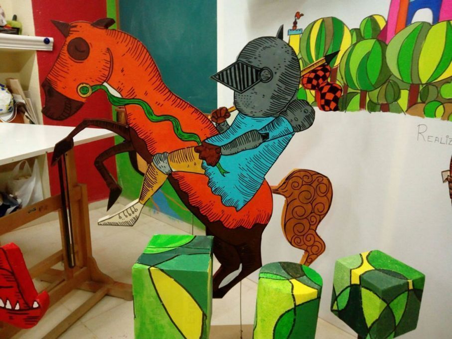 COLABORAN EN LA REALIZACI&Oacute;N DE LA CARROZA DE CARNAVAL DEL COLEGIO P&Uacute;BLICO F&Eacute;LIX GRANDE