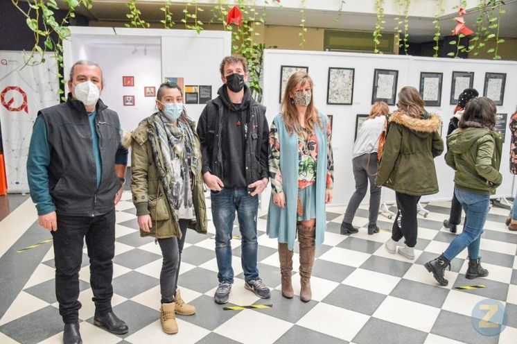 Inaugurada en la EASDAL las exposiciones de Manuel Solana Espinosa y Cristina Becerra Mart&iacute;n-Albo