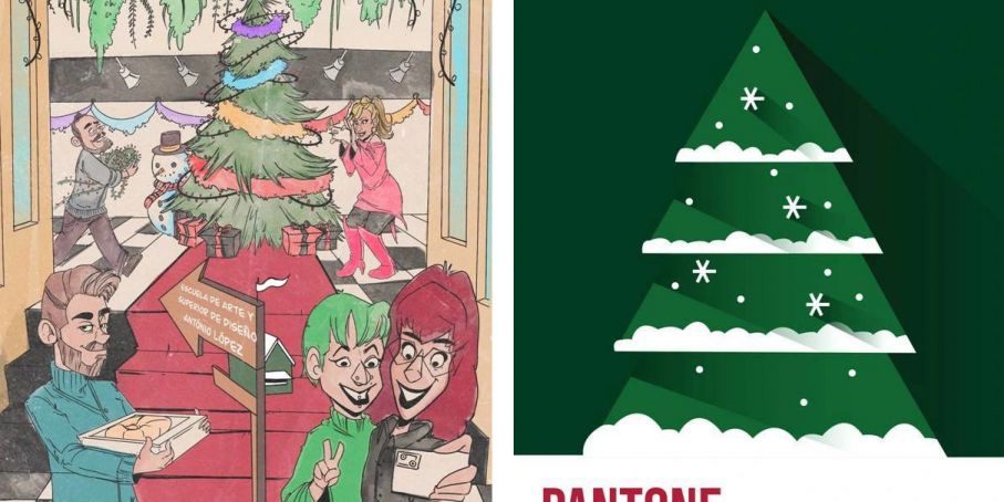 POSTALES GANADORAS EN EL CONCURSO DE TARJETAS DE LA EASDAL