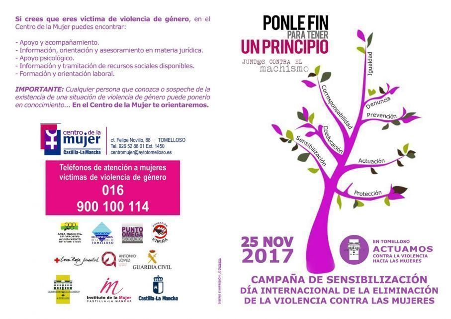 CAMPA&Ntilde;A DE SENSIBILIZACI&Oacute;N EN EL D&Iacute;A INTERNACIONAL DE LA ELIMINACI&Oacute;N DE LA VIOLENCIA CONTRA LAS MUJERES