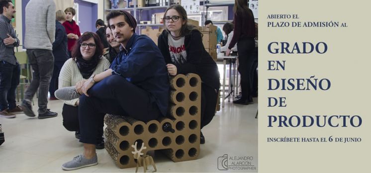 Abierto el plazo de admisi&oacute;n al grado en dise&ntilde;o de producto