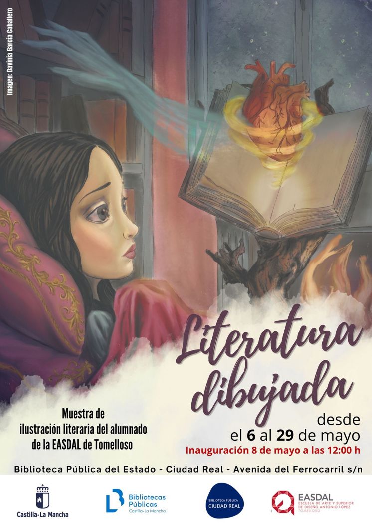 Exposici&oacute;n art&iacute;stica &ldquo;Literatura dibujada&rdquo;. Muestra de ilustraci&oacute;n literaria del alumnado de la EASDAL de Tomelloso